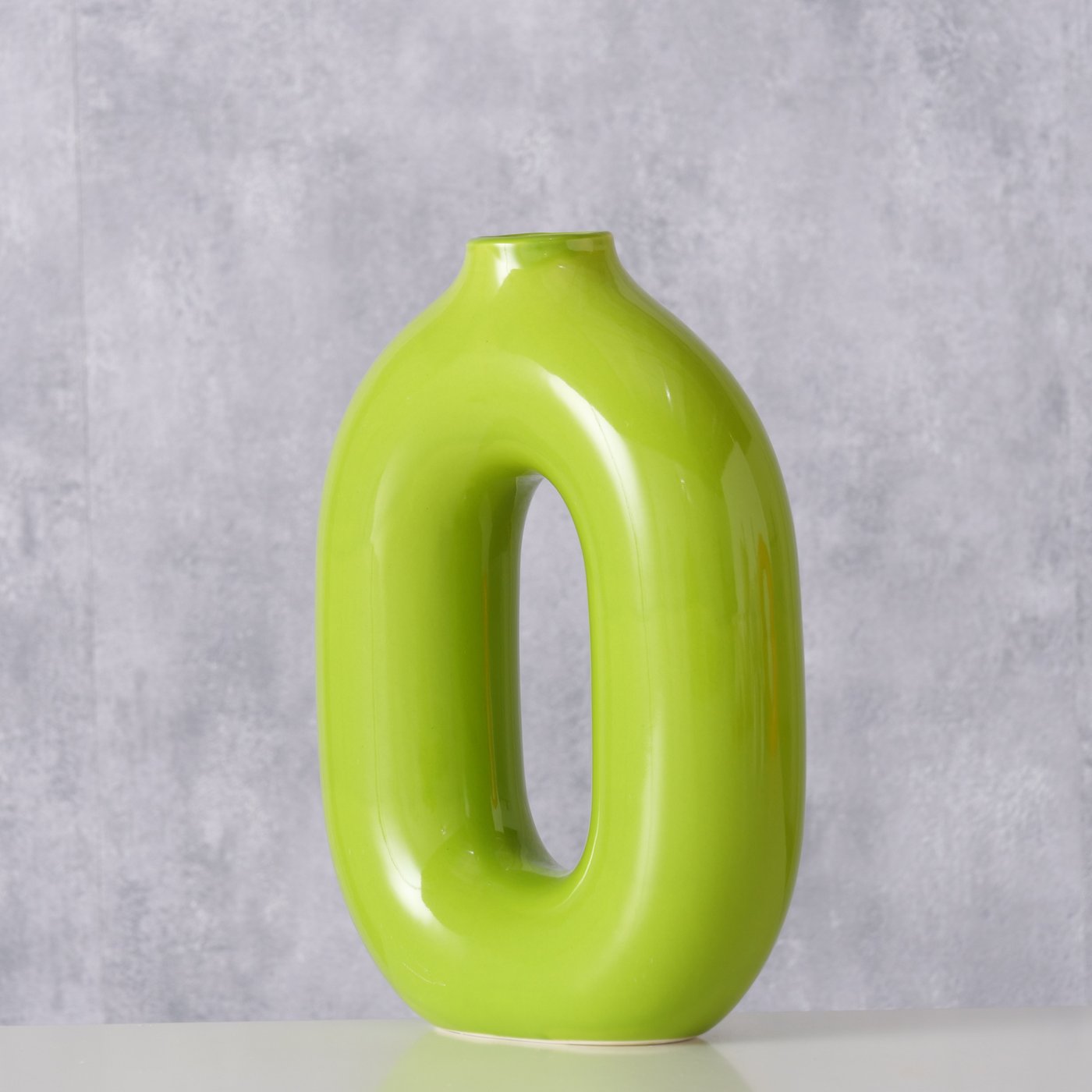 Handgefertigte Lime Vase – Ein Hauch von Frische und Eleganz