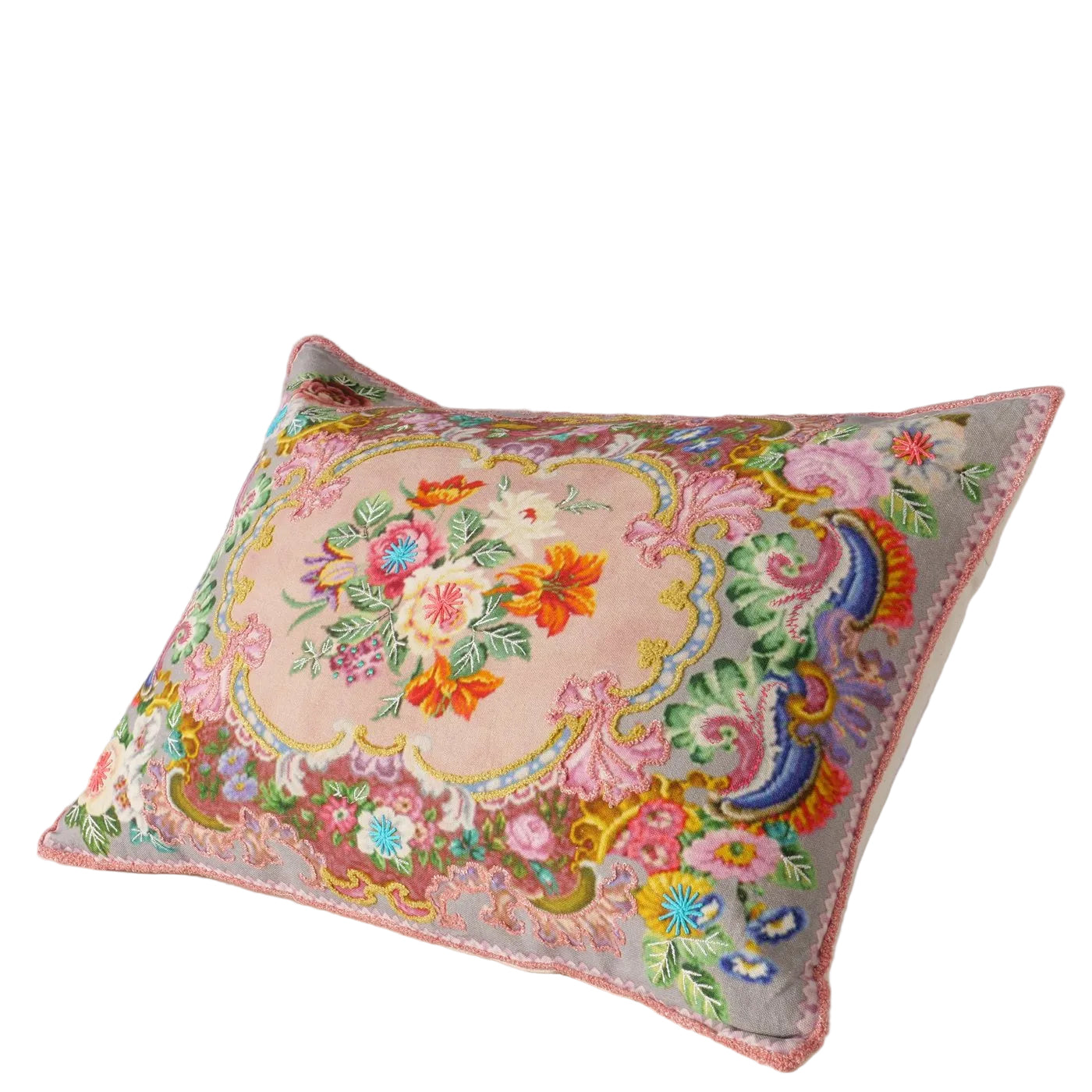 Kissen Florentine Rosalia Rechteck Baumwolle