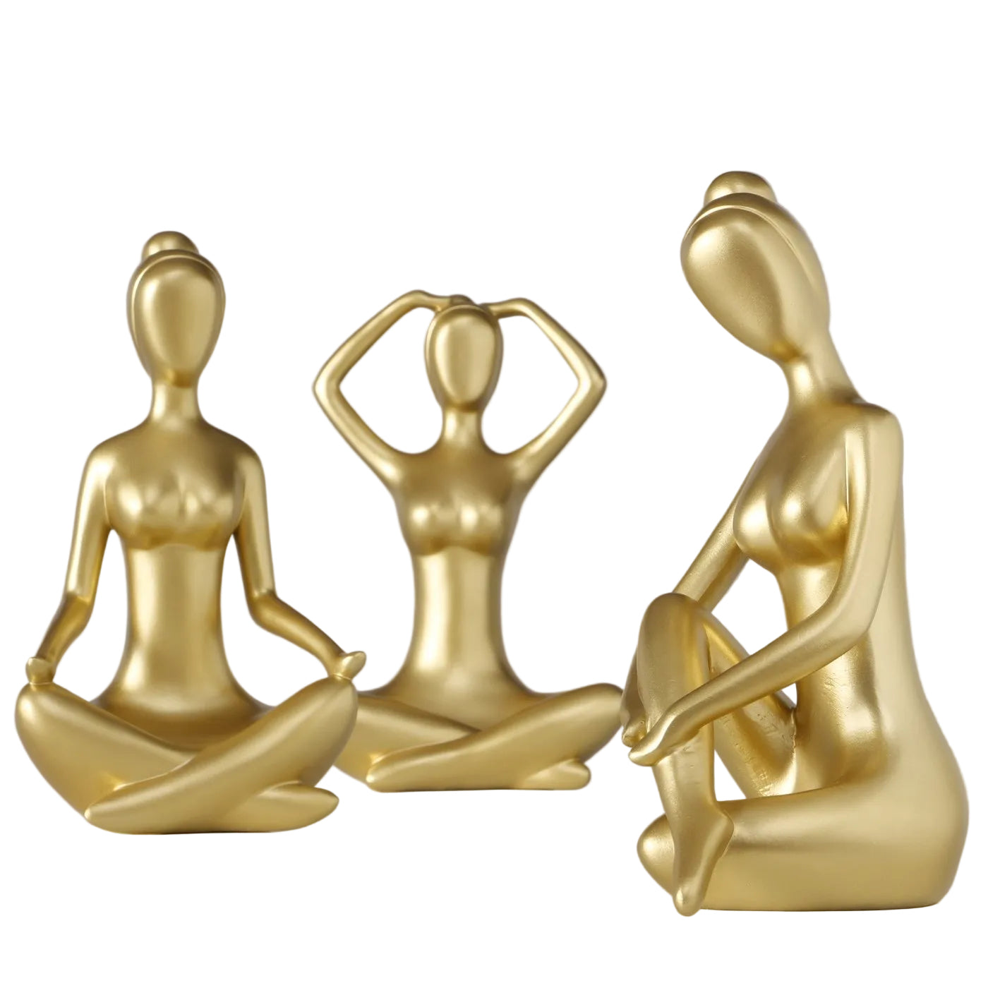 Yoga Aurinia Figuren 3er Set Gold