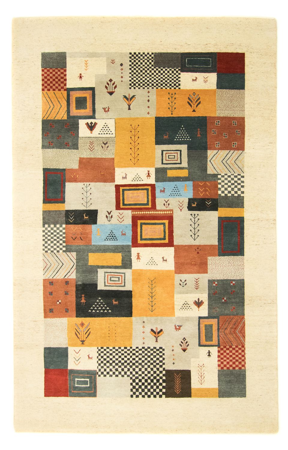 Gabbeh Teppich - Loribaft Indus »Awaro« Rechteckig