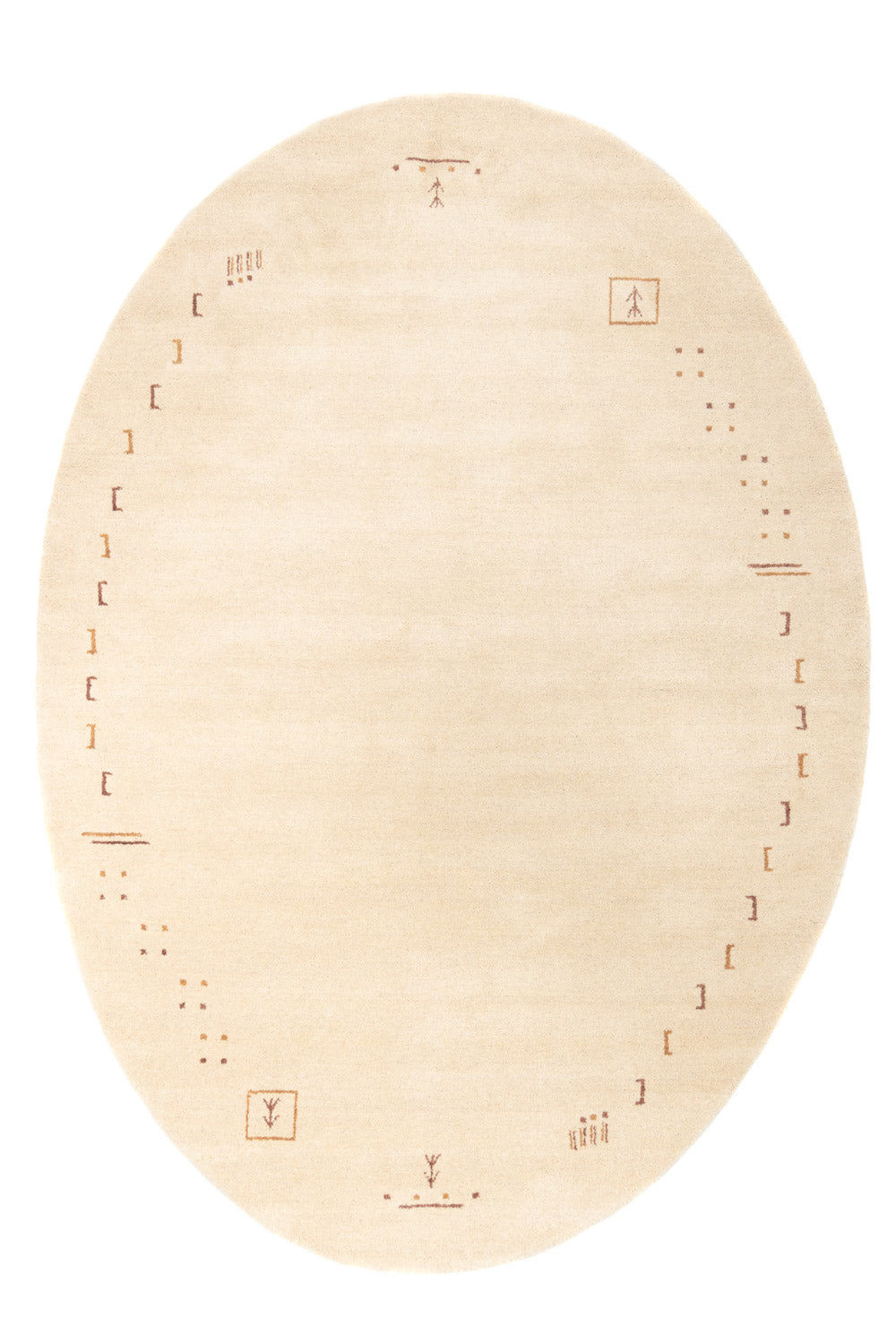 Gabbeh Teppich - Indus »Fenth« Oval