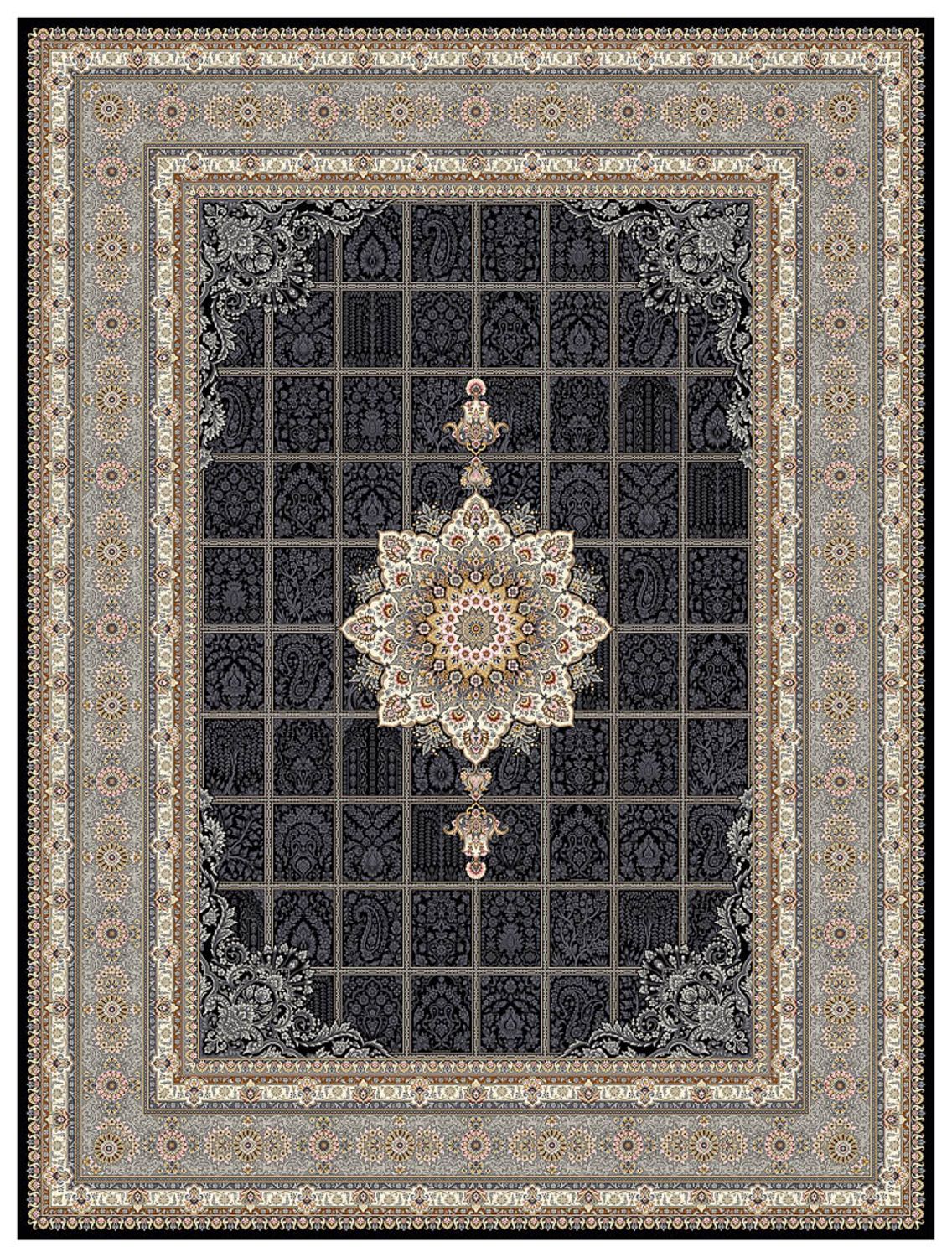 Orientalischer Webteppich - Eastern Elegance - rechteckig