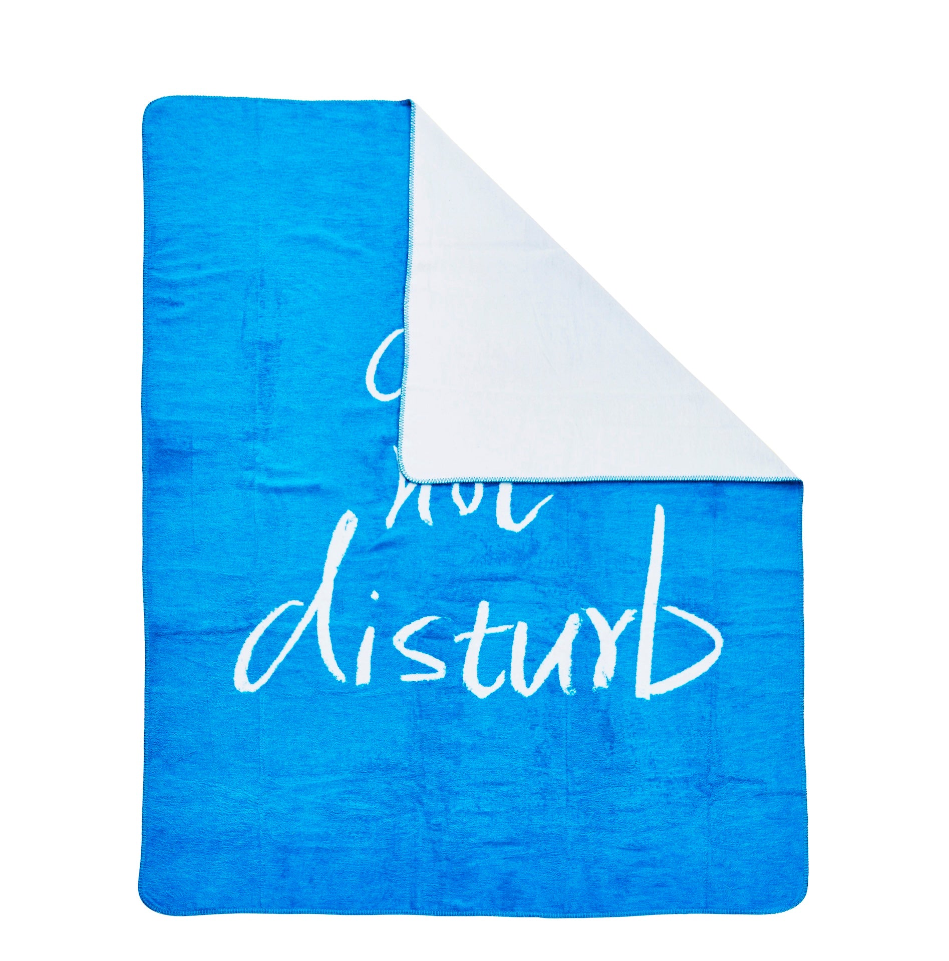 Decke Eliza Do Not Disturb Türkis 150x200cm