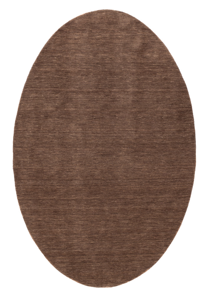 Gabbeh Teppich - Softy - Uni - oval