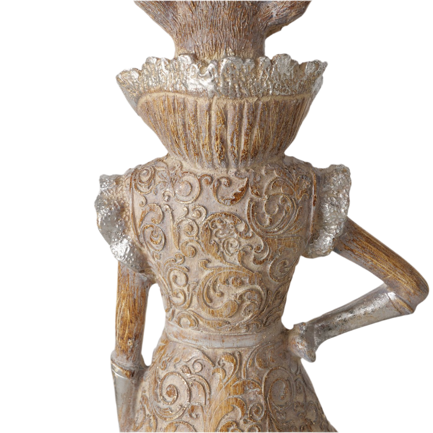 Dekofiguren Elanor Duo Hirschfigur Set Braun Kunstharz 42cm