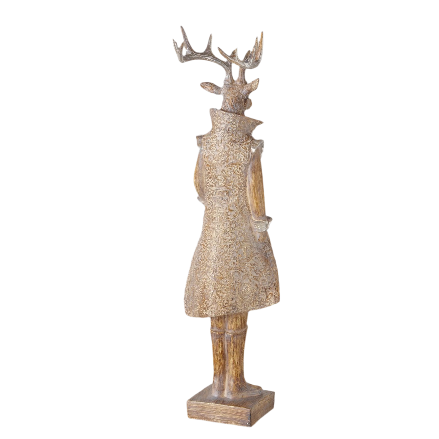 Dekofigur XXL Größe Lord Antlers Hirschfigur Braun 62cm