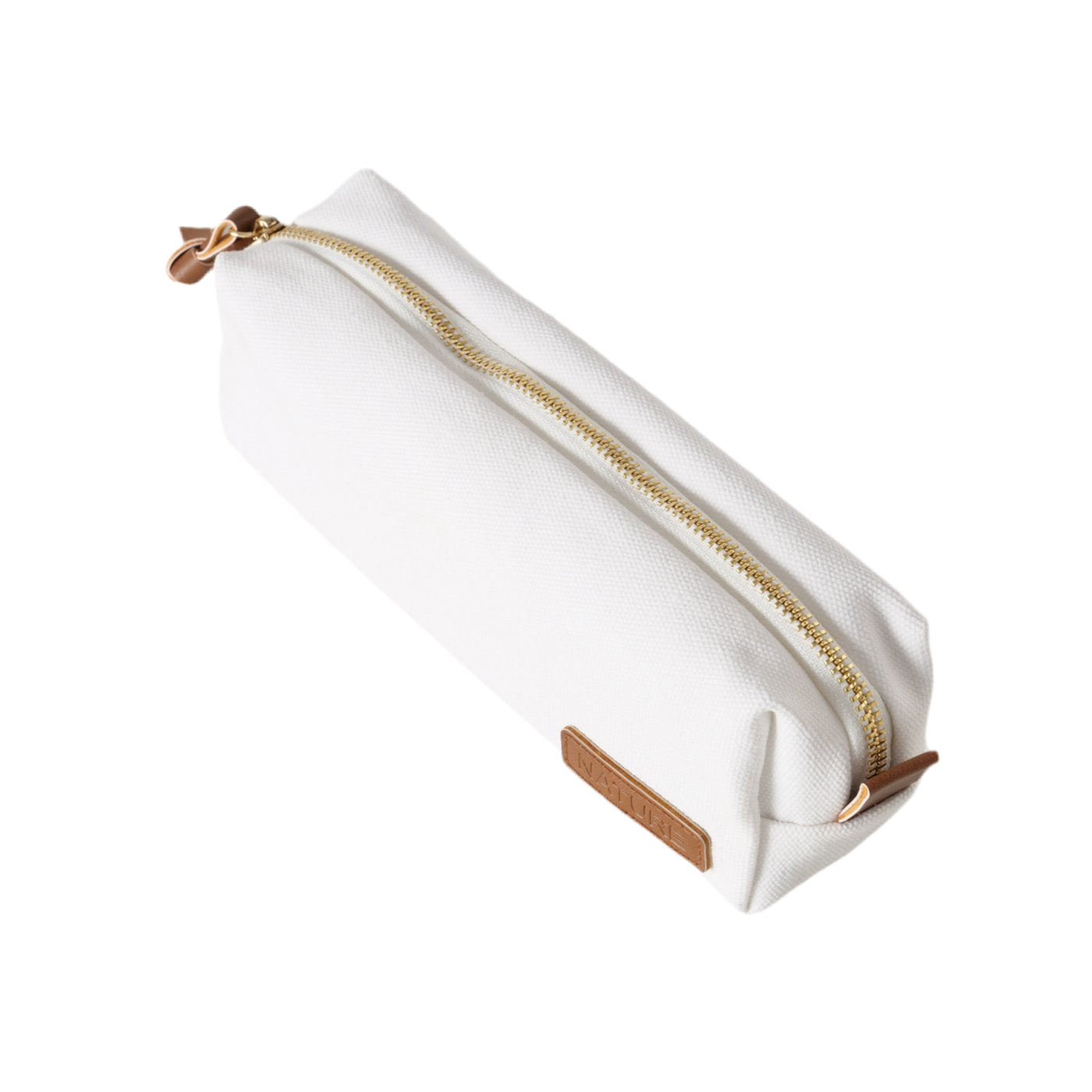 Kosmetiktasche Travel Ibiza Cremeweiß Braun