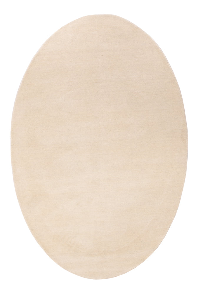 Gabbeh Teppich - Softy - Uni - oval