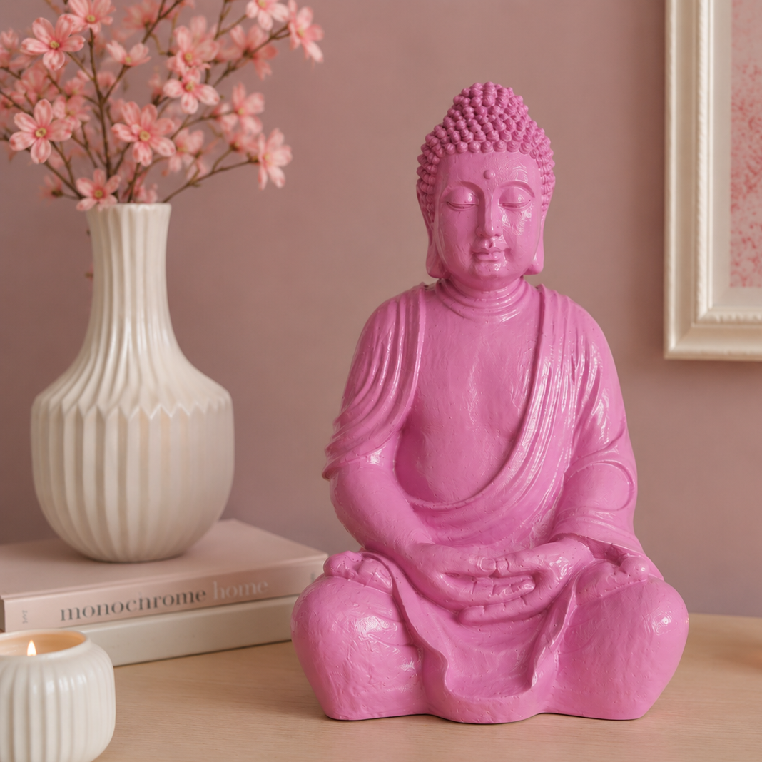 Dekofigur Buddha Shanta Rosa für Garten und Terrasse