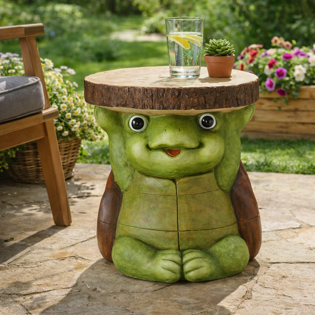 Toodsie Schildkröte Tisch Magnesia Deko Indoor Outdoor