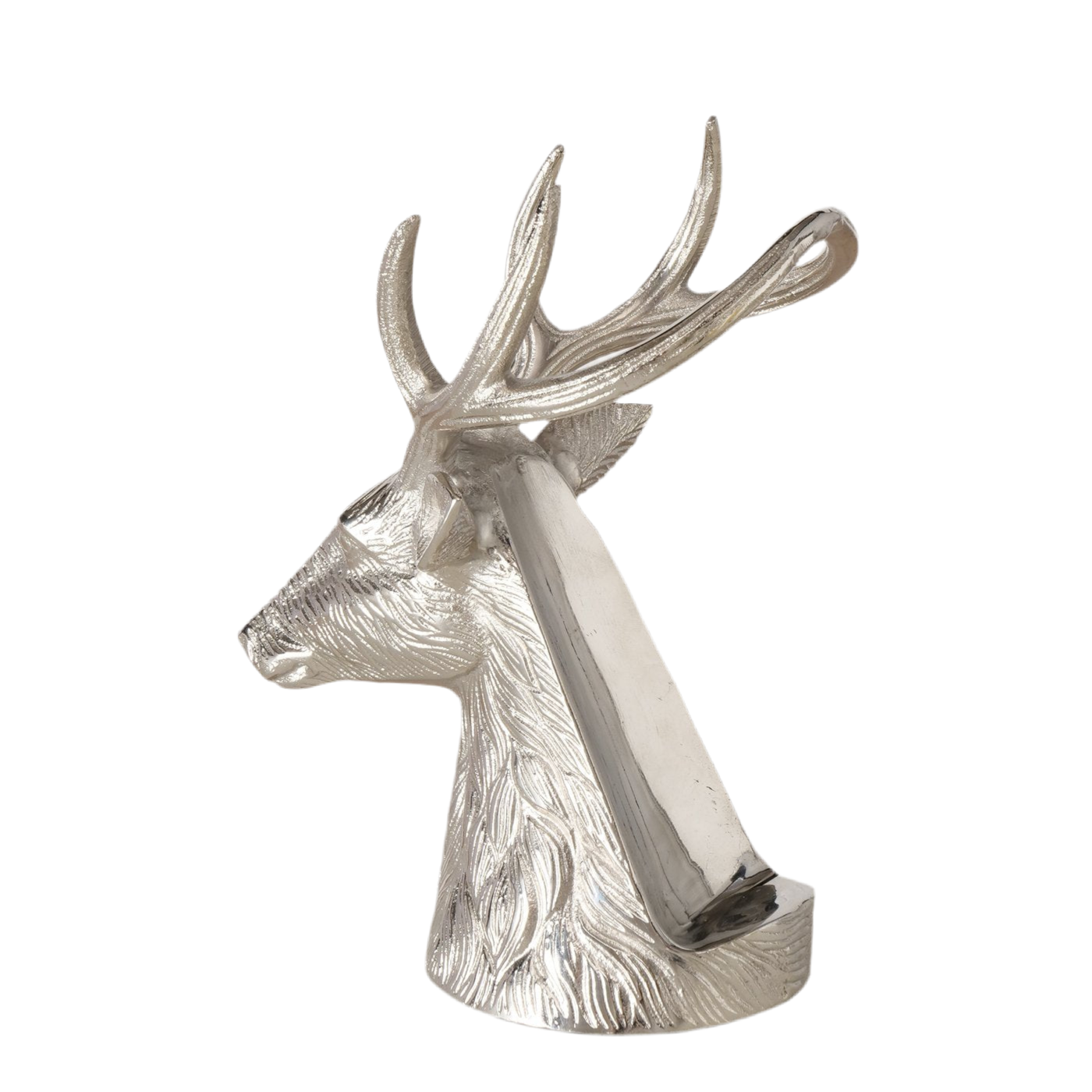 Exquisiter Flaschenträger Claudius mit Hirschkopf-Design