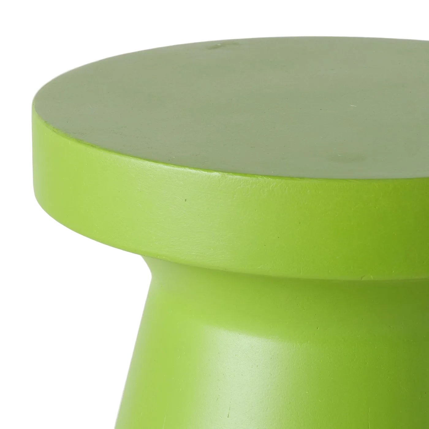 Modern side table Salva in green – handmade from Fibreclay