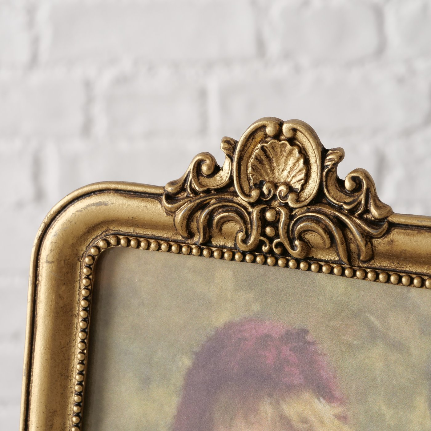 Vintage Metall Bilderrahmen Aurelia – Nostalgischer Charme in Antikgold