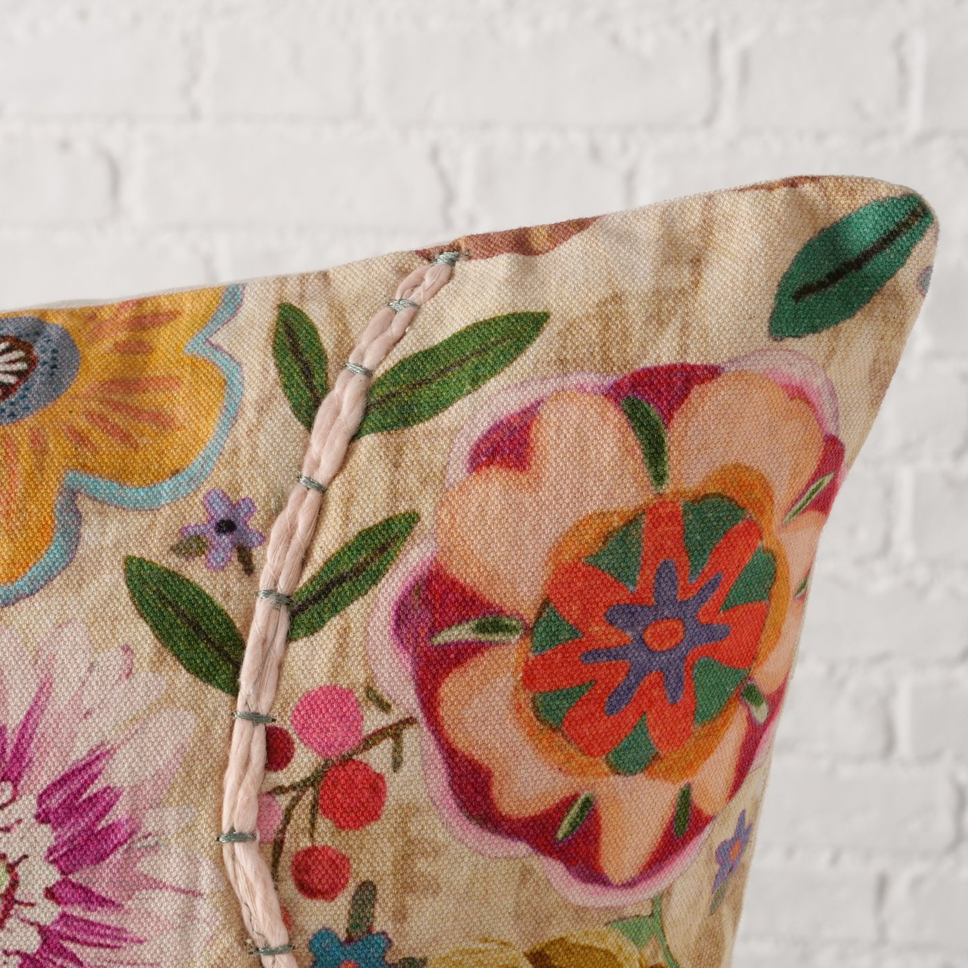 Kissen Fiora Blossina Quadrat Baumwolle Floral