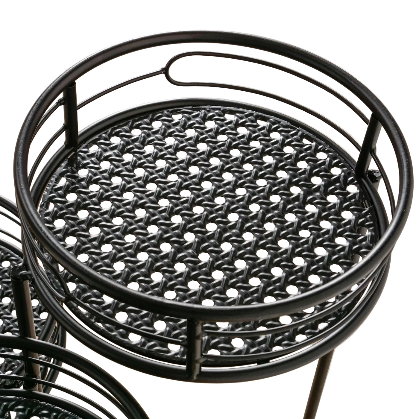 Vienna Blumentreppe Metall Schwarz faltbar 66 cm