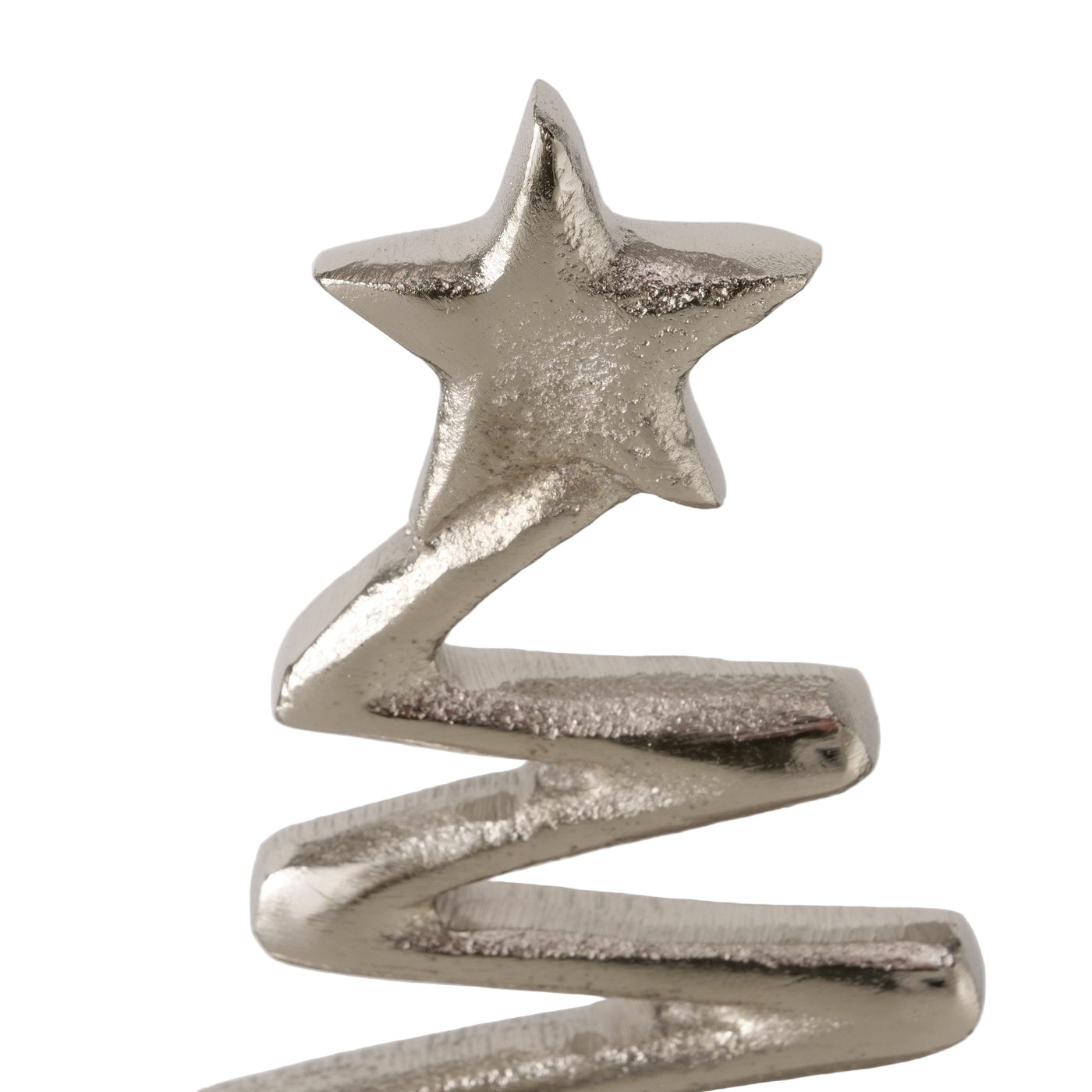 Dekoaufsteller Firo Weihnachtsbaum Silber aus Aluminium Höhe 30cm