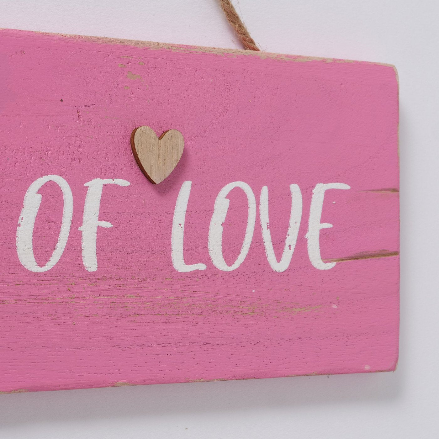 Summer Love Holzschilder Set 2er Set Wanddeko 30x10 cm
