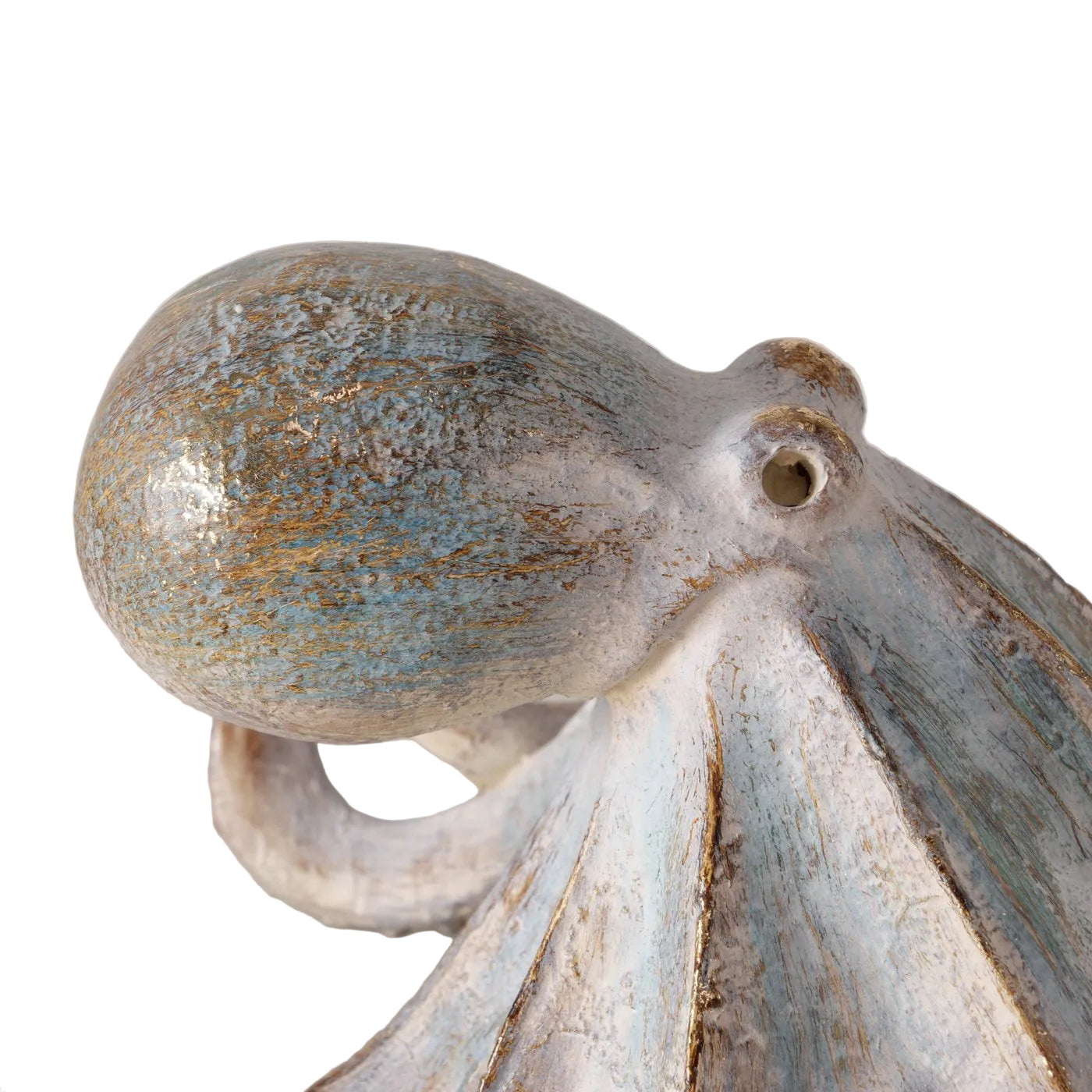 Decoratief figuur Octopus Zilver Glanzend gemaakt van aluminium