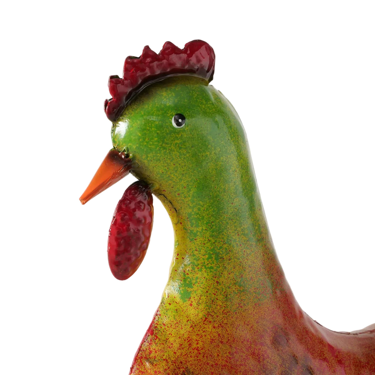 Gartenfigur Huhn Frieda aus Eisen 33 cm