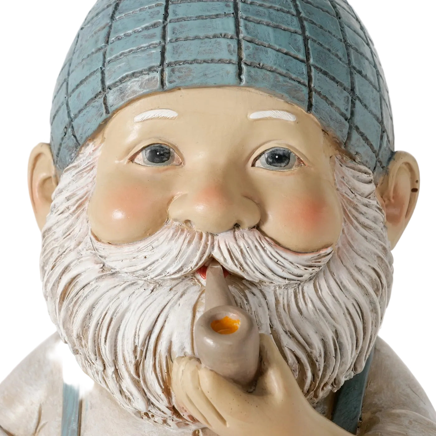 Kapitän Fjaro Seemann Figur blau beige Dekoration 34cm