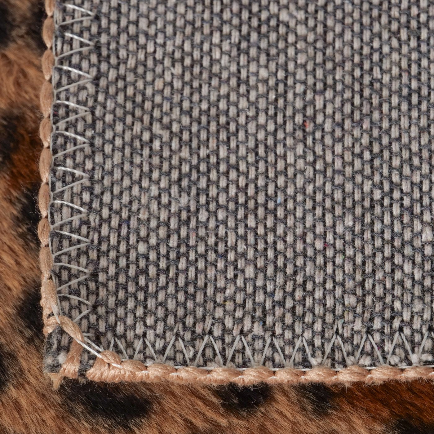 Bodenteppich Leoparden Design Teppich braun schwarz 150x100 cm