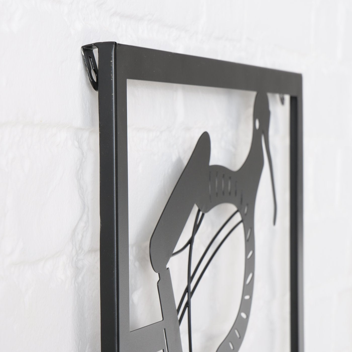 Wandobjekt Cyclo Fahrrad – Minimalistisches Design aus Metall 75cm