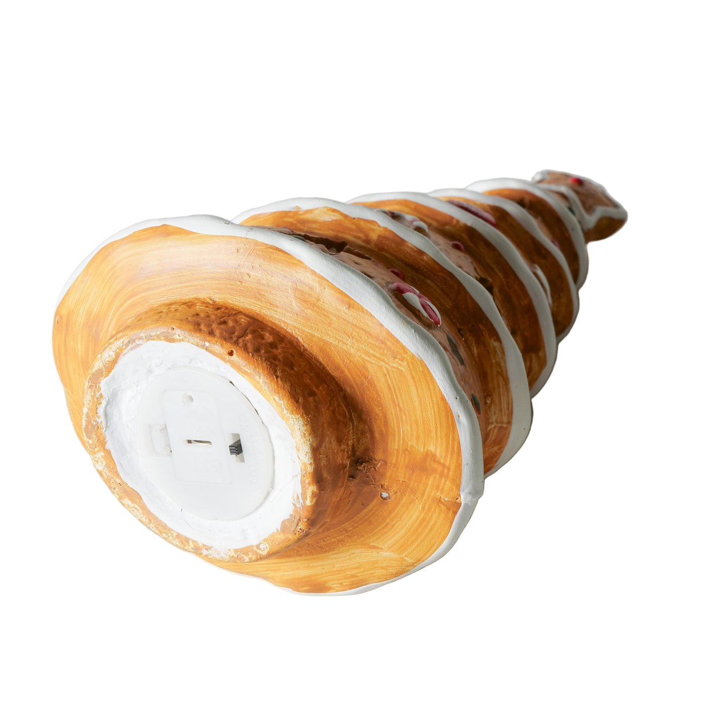 LED Lebkuchenbaum Ginger Deko Terrakotta Braun Weihnachtsbaumform