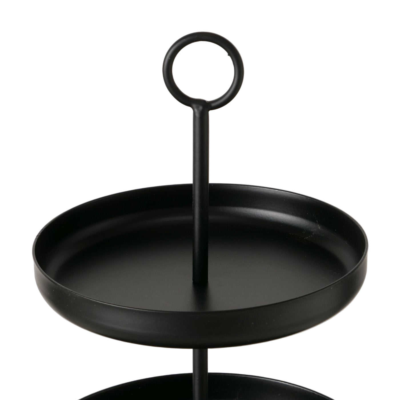 Etagere Modena Schwarz Metall 3 Stufig Handgearbeitet