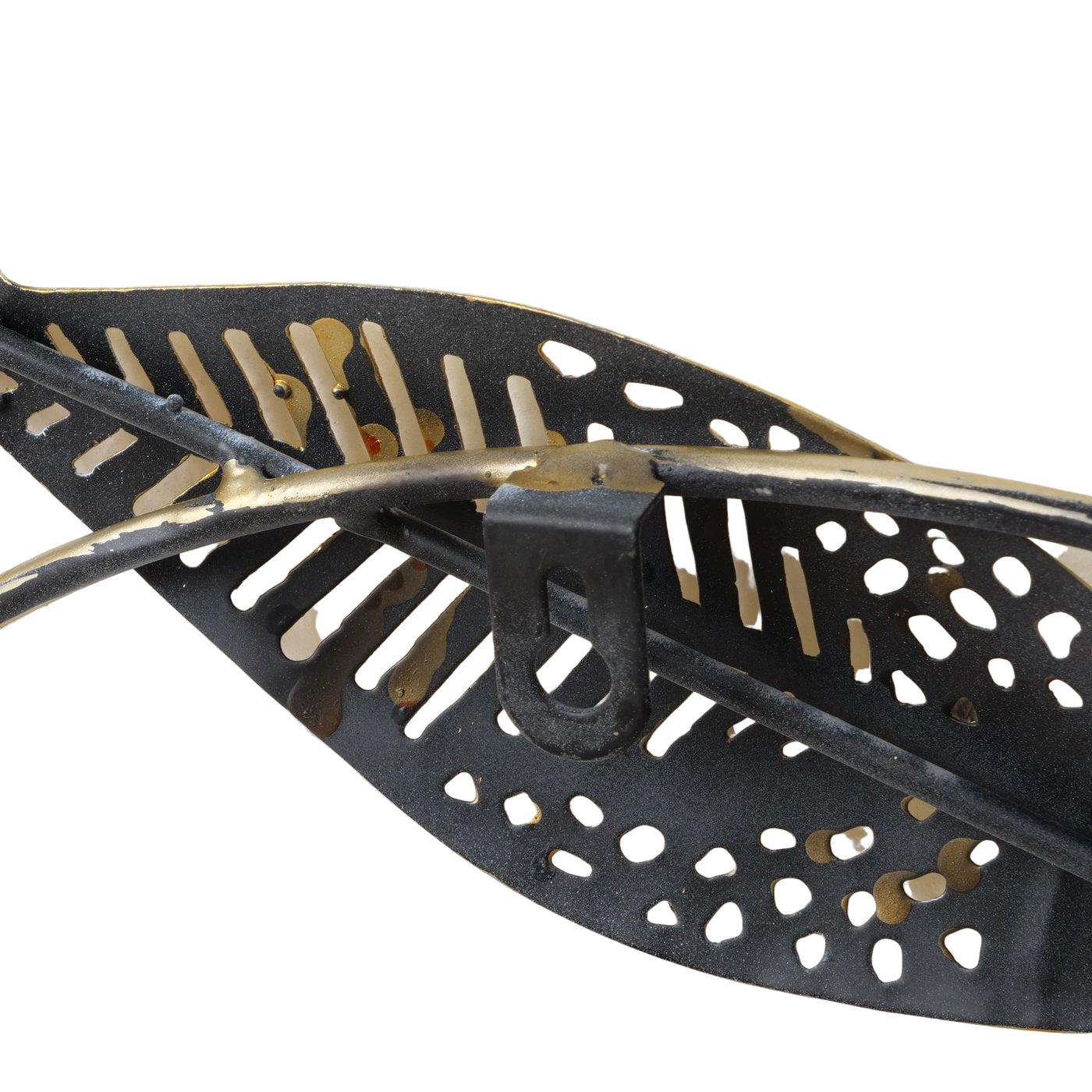 Wanddeko Ocean Drift Fische Metall Wandobjekt Maritim Handgemalt 125cm