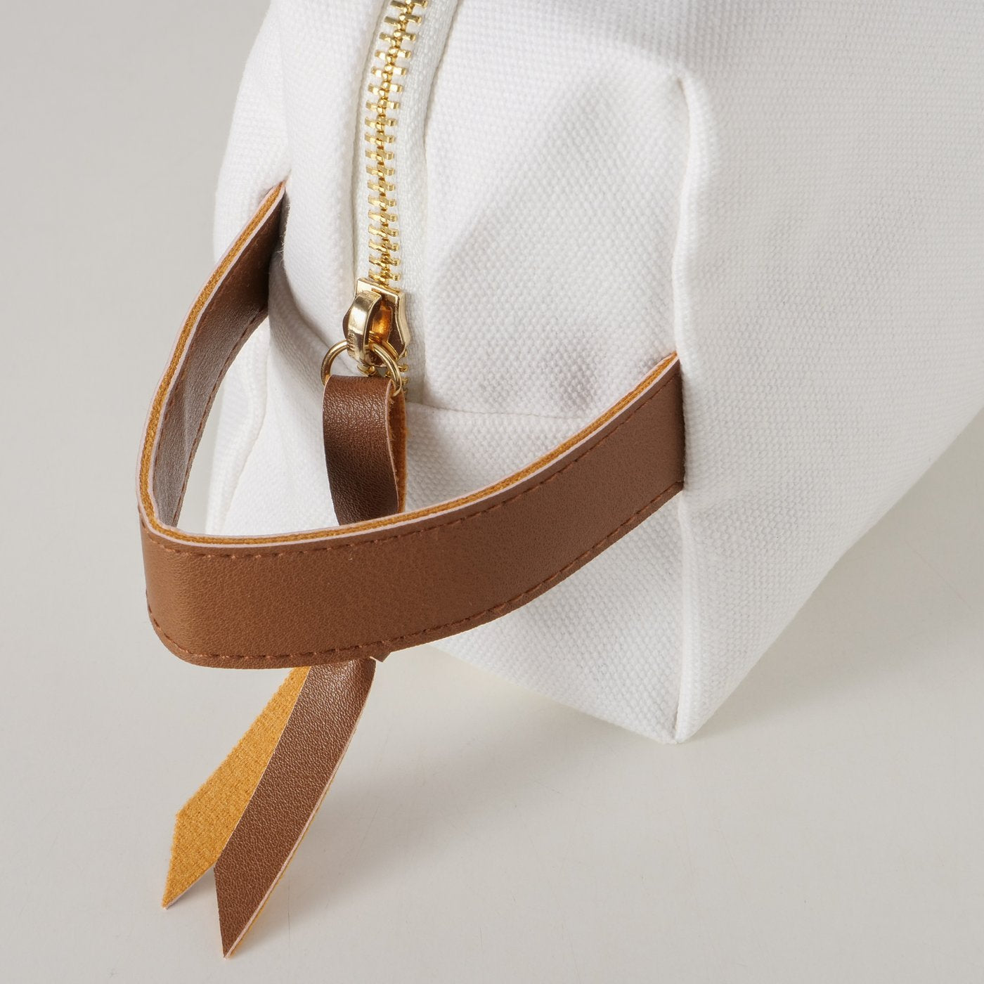 Kosmetiktasche Travel Paris Cremeweiß Baumwolle