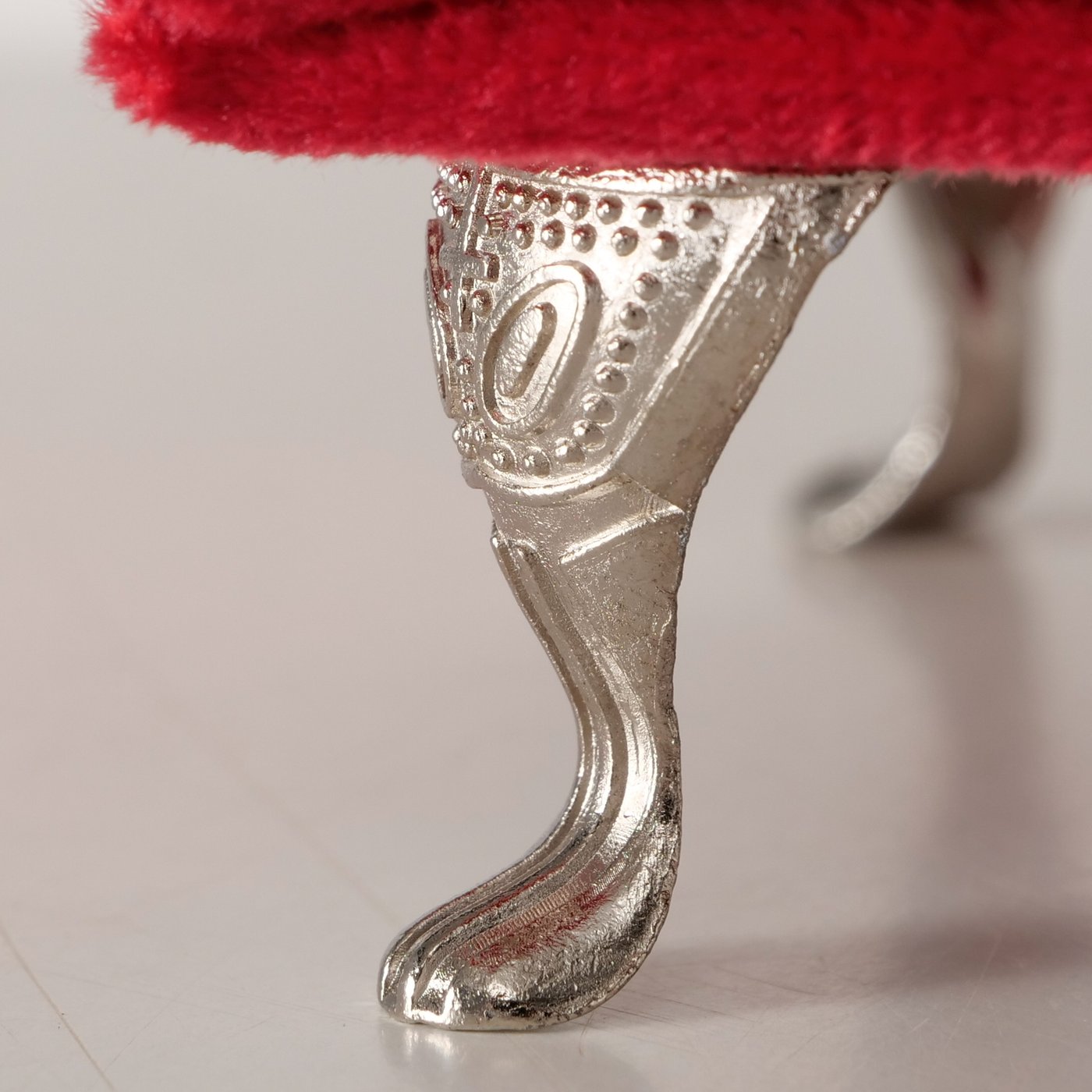 Schmuckkasten Canape Rot Samtoptik mit Spiegel Aufbewahrung