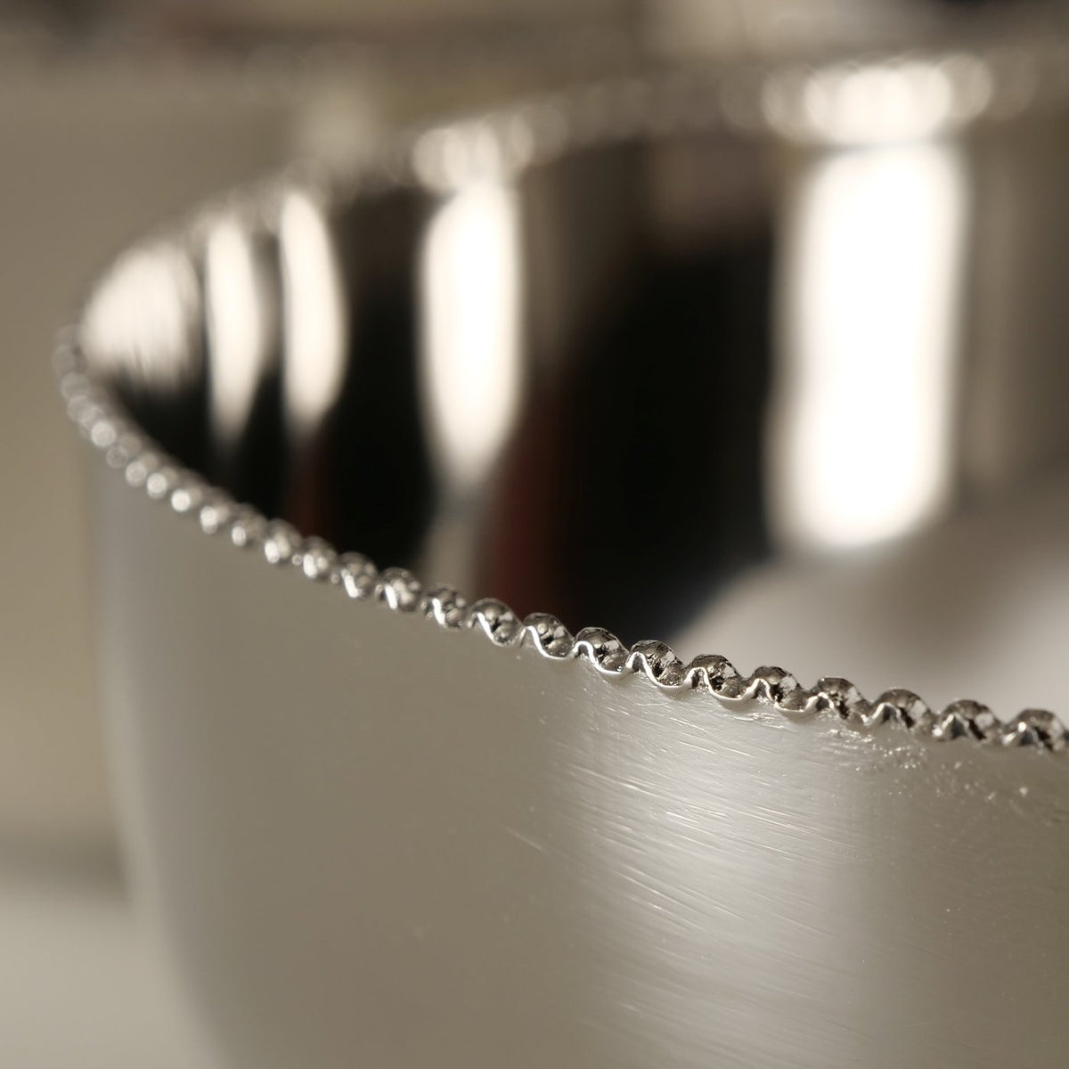 Servierschale Elega Silber 3-fach mit Tragegriff 20 cm