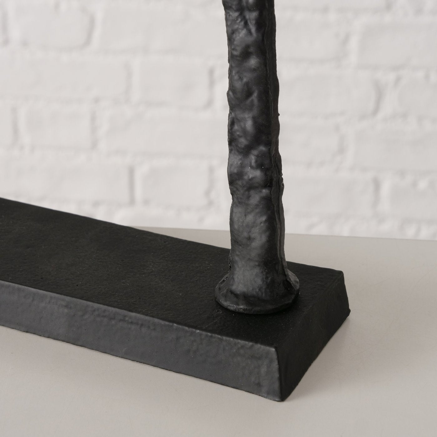 Dekoaufsteller Arboris Schwarz Metall 44cm