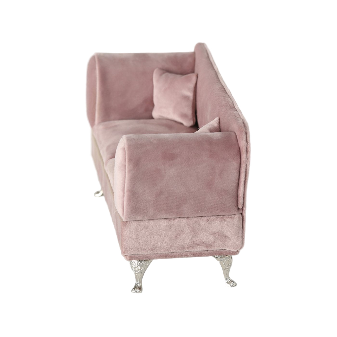 Schmucksofa Amélie Schmuckkasten Dunkelrosa Vintage Aufbewahrung