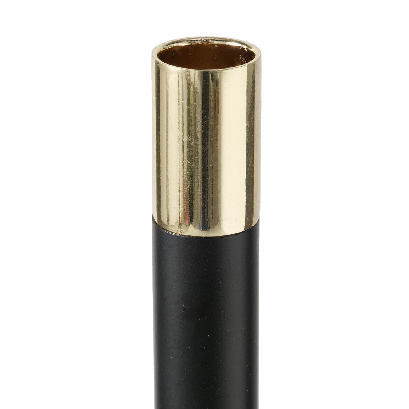 Bodenkerzenleuchter Mats Eisen Schwarz Gold Modern 76,5 cm Höhe