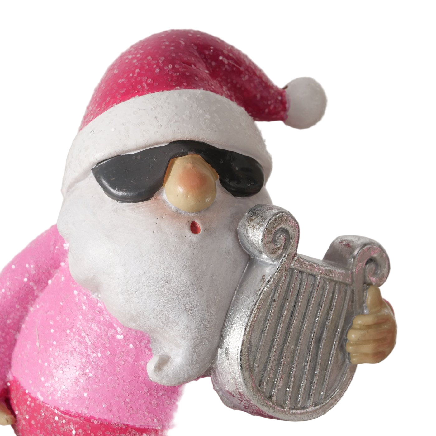 Weihnachtsmann Figuren Matthew 2er Set Pink Deko Handbemalt