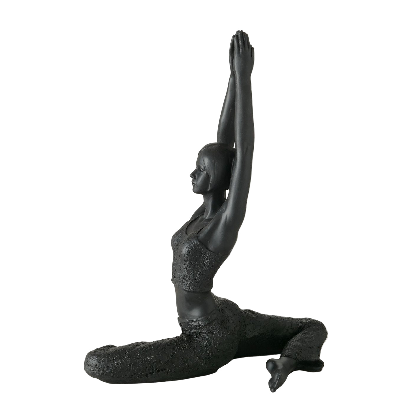 Yoga Figuren Zenara Duo Schwarz 2er Set Kunstharz 40cm