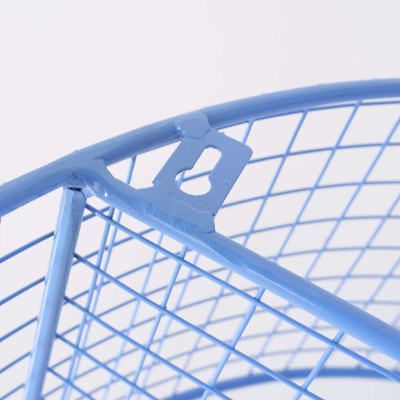 Metall Wandregal Bamba Blau Rund 55 cm