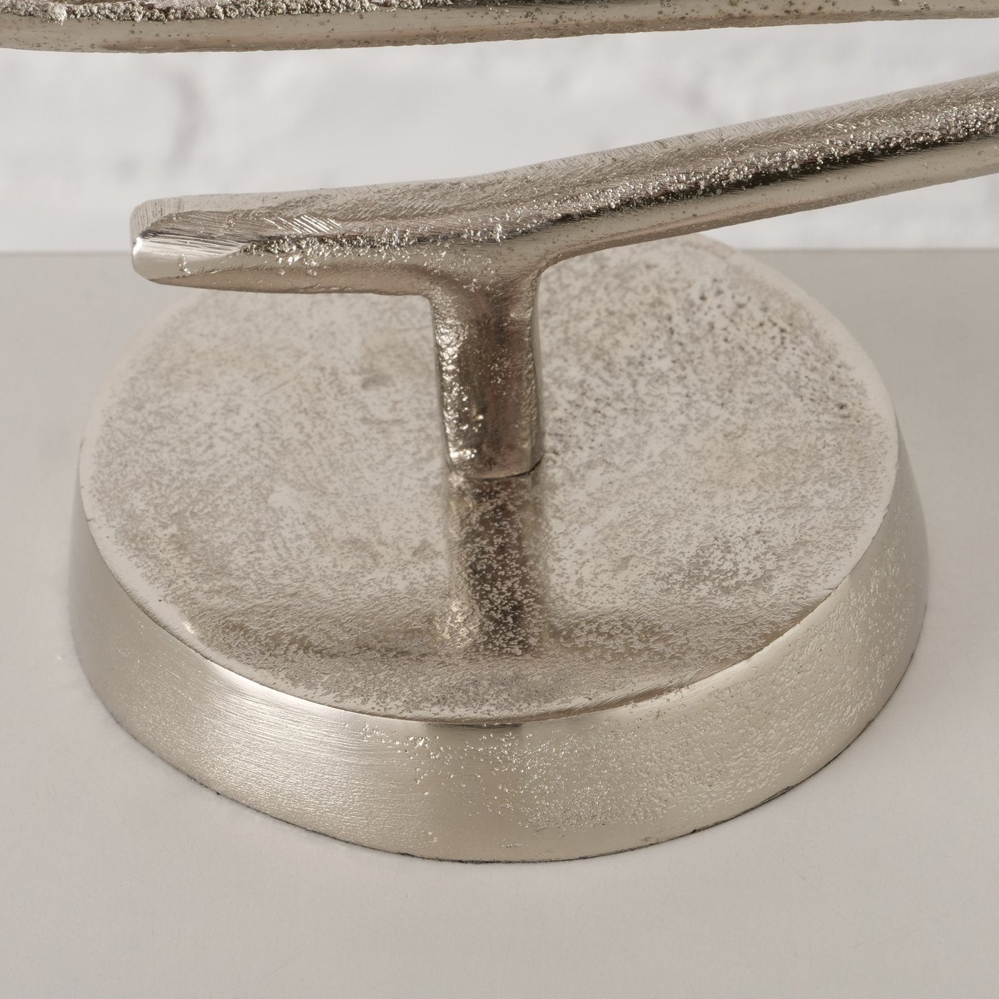 Dekoaufsteller Firo Weihnachtsbaum Silber aus Aluminium Höhe 30cm