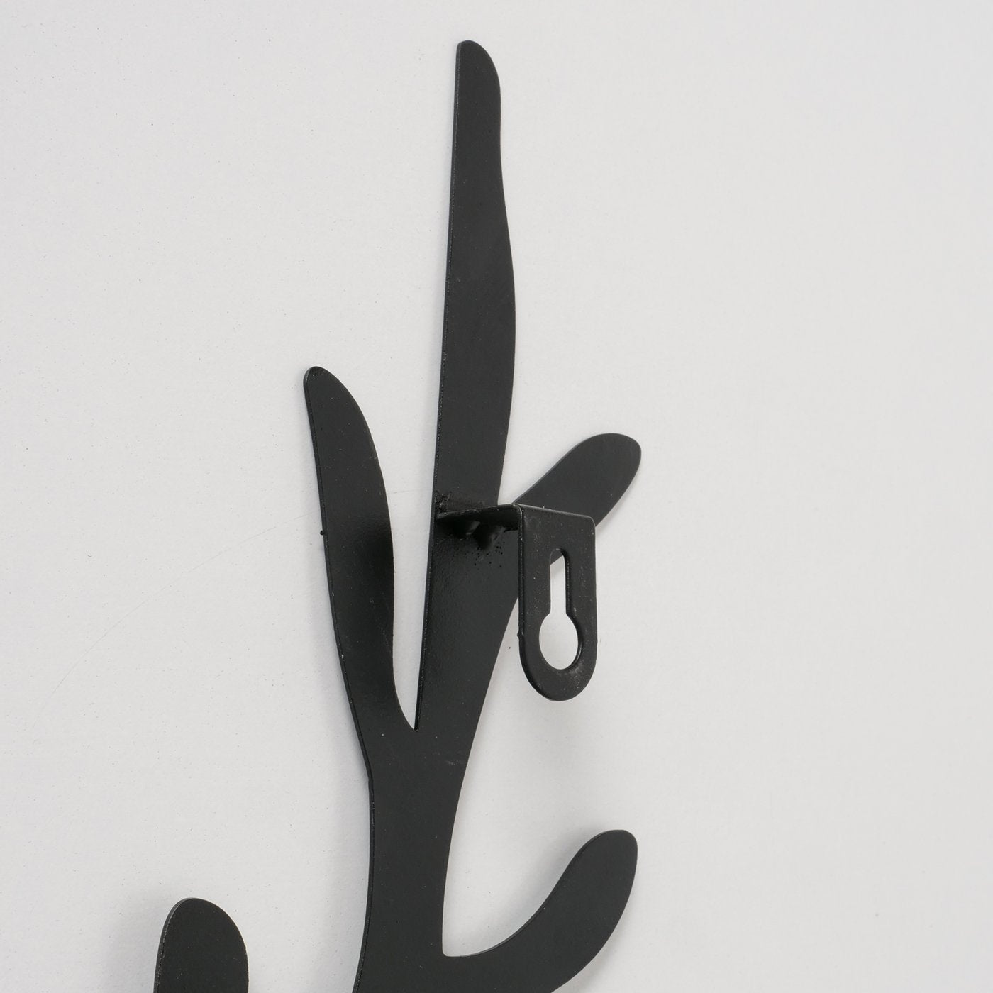 Wanduhr Hirschkopf Vilbert Metall Schwarz Modern Design