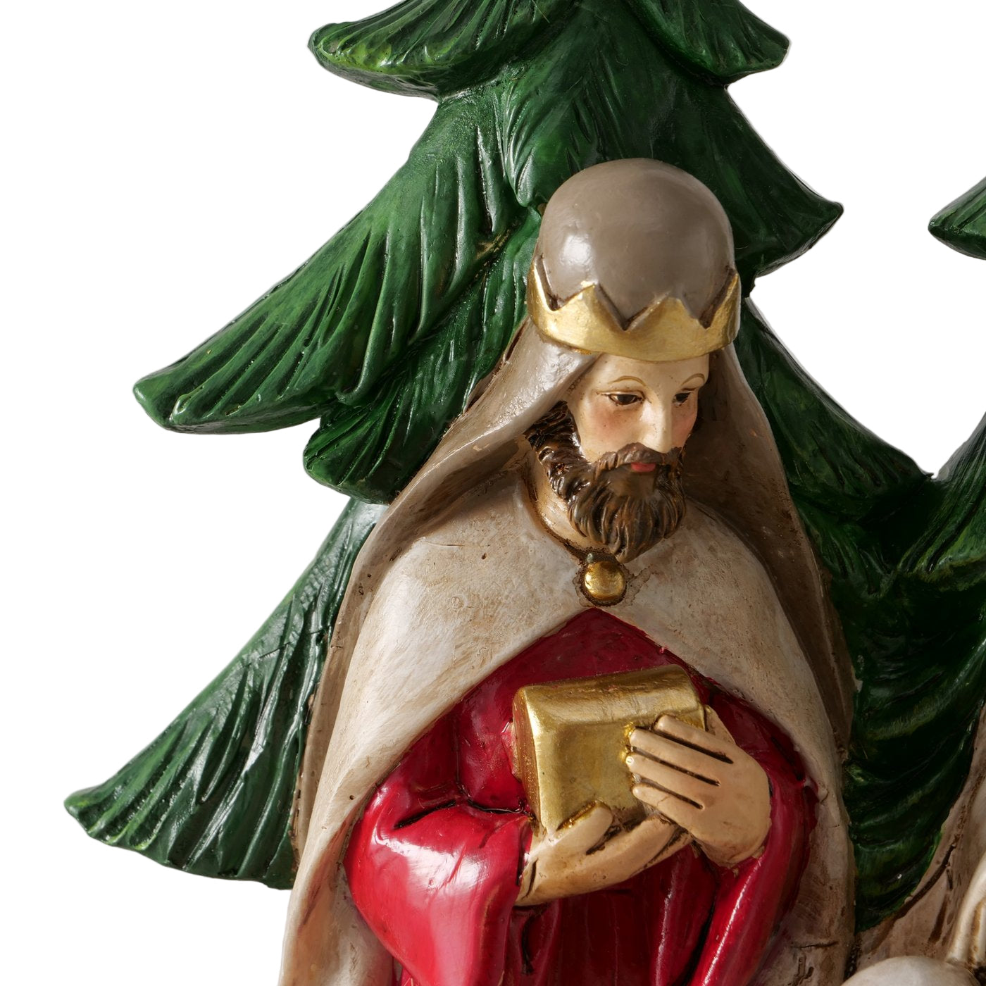 Krippe Bethanio Weihnachtsdeko Handbemalt Kunstharz Figur