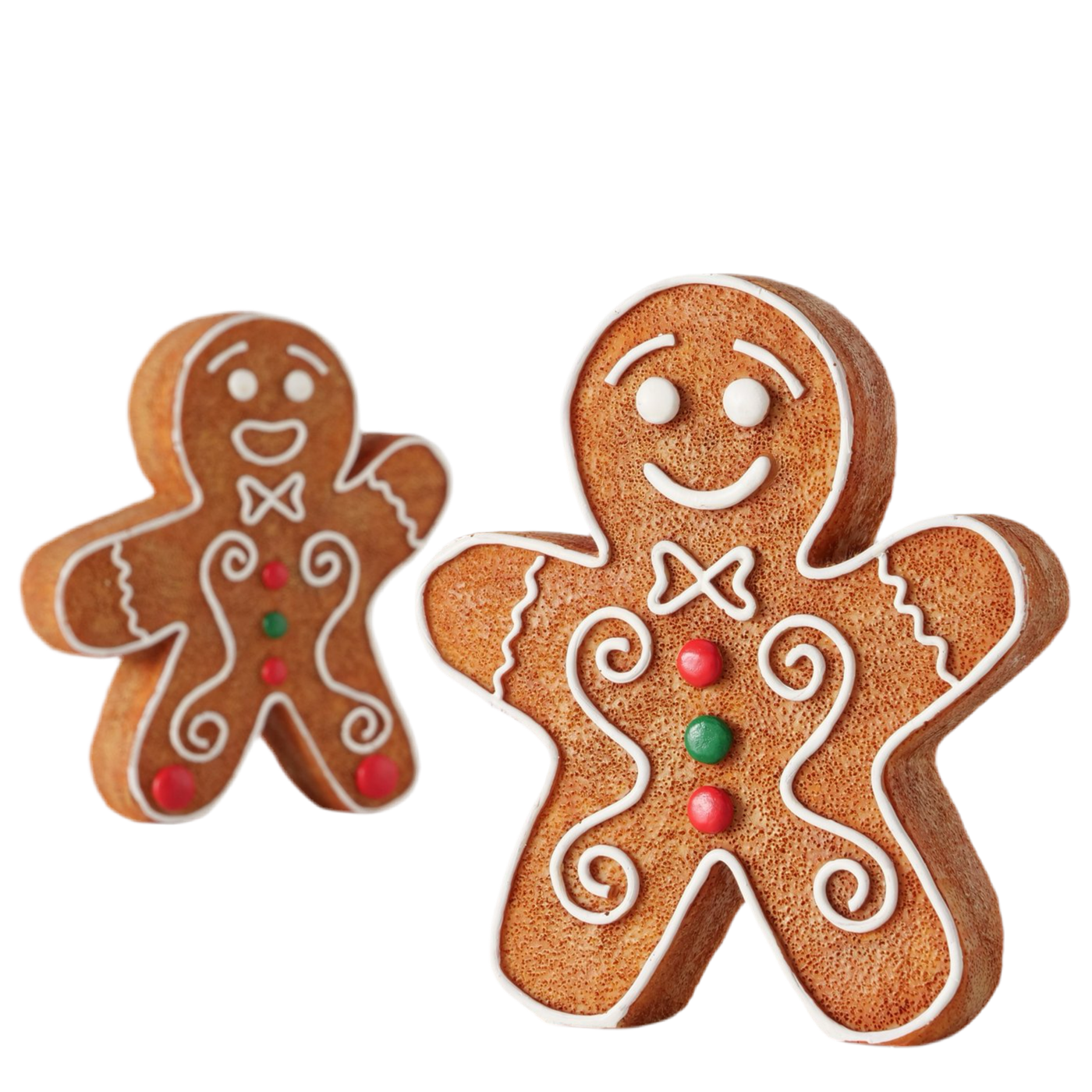 Gingerboy Lebkuchenfigur 2er Set Weihnachtsdeko Handgefertigt