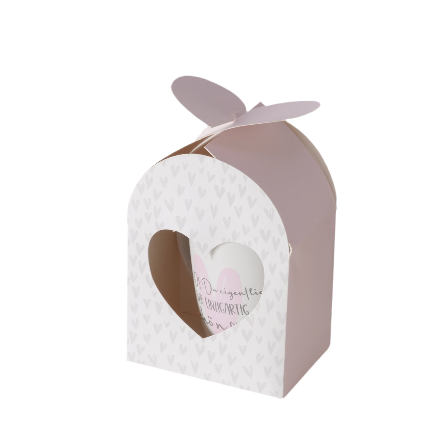 Keramik Becher Set Lovely – 2er Set mit liebevollen Sprüchen