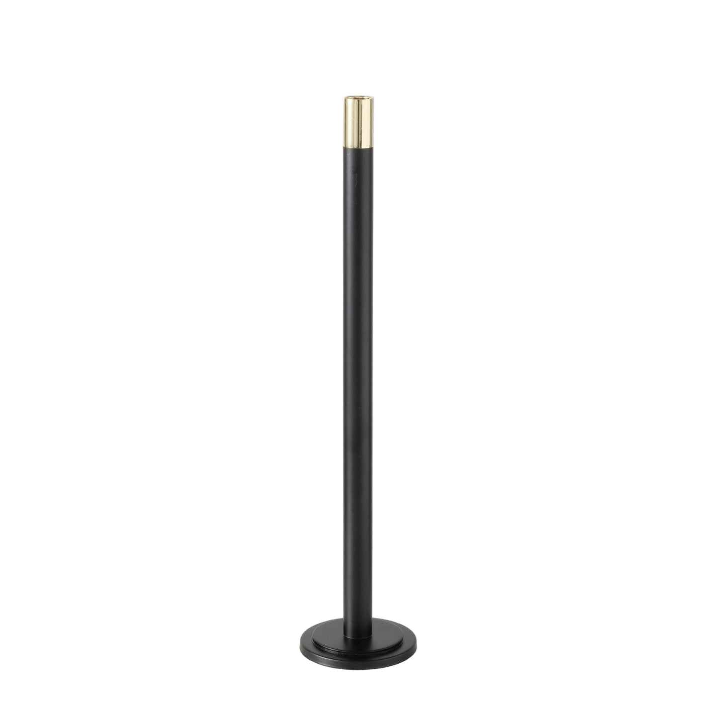 Bodenkerzenleuchter Mats Eisen Schwarz Gold Modern 76,5 cm Höhe