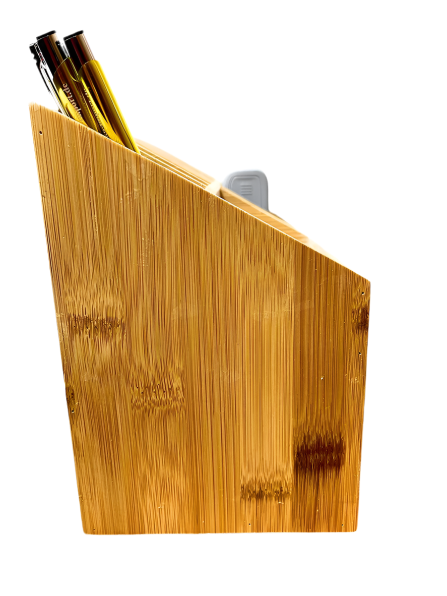 BAMBOX Bambus Schreibtisch Organizer mit 1 Schublade