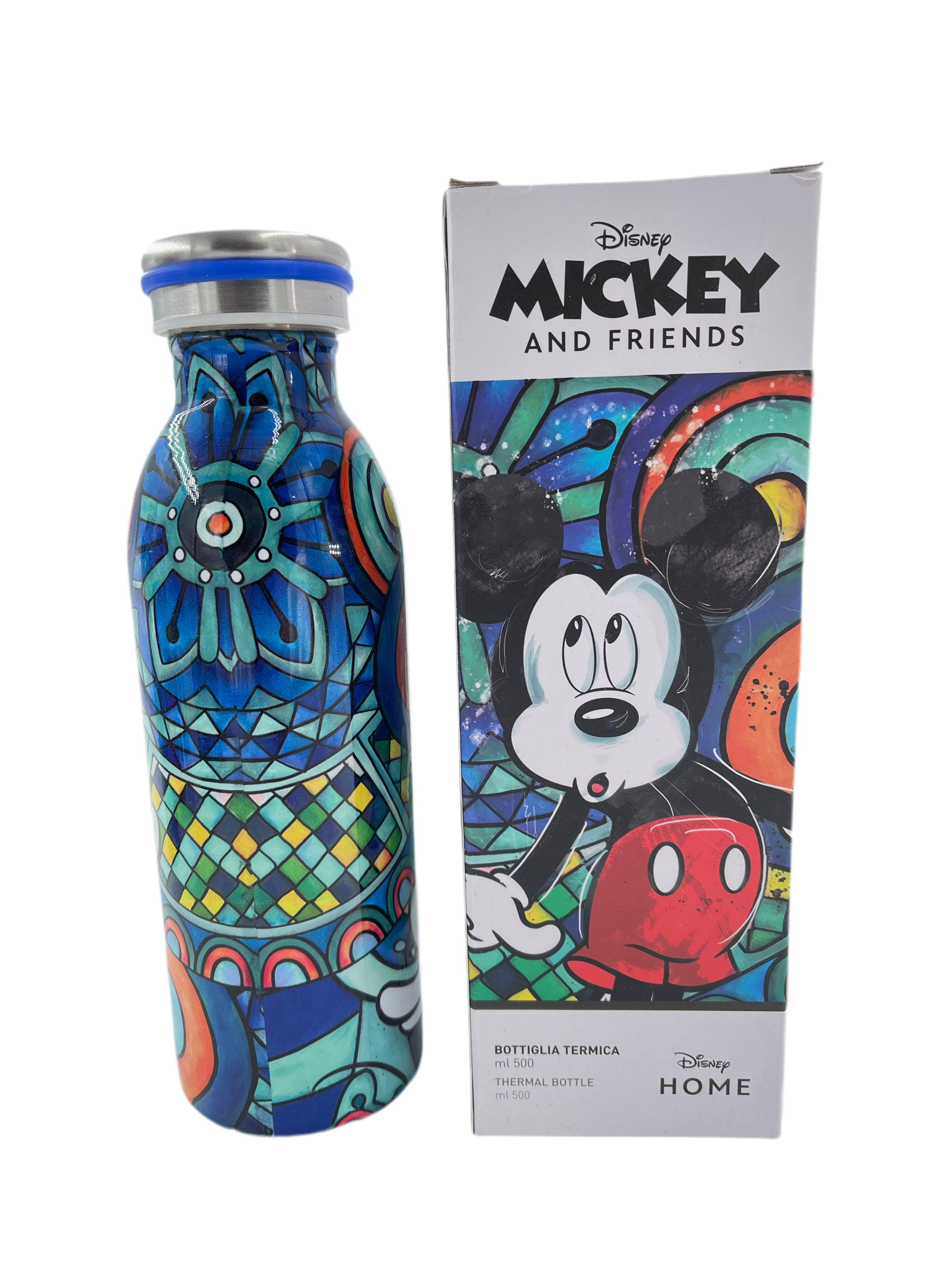Disney Thermosflasche Mickey Mouse - 500 ml, Edelstahl in Geschenkverpackung