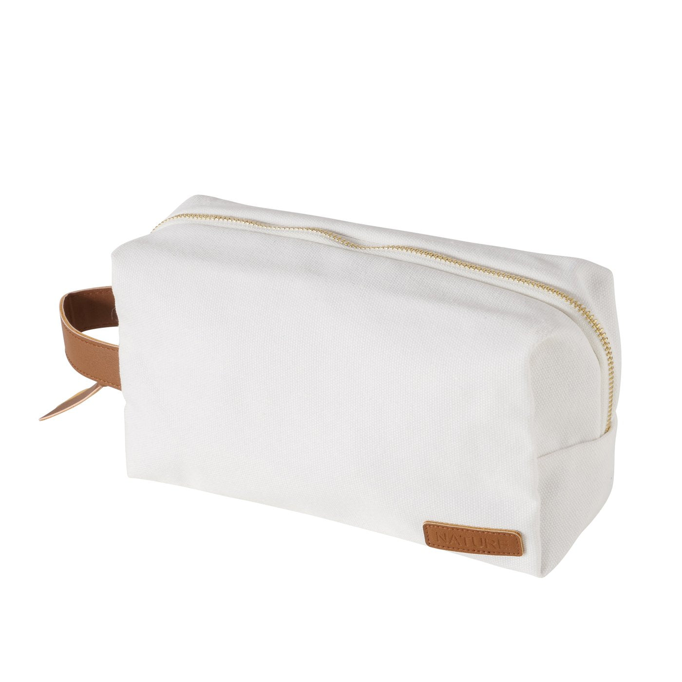 Kosmetiktasche Travel Paris Cremeweiß Baumwolle