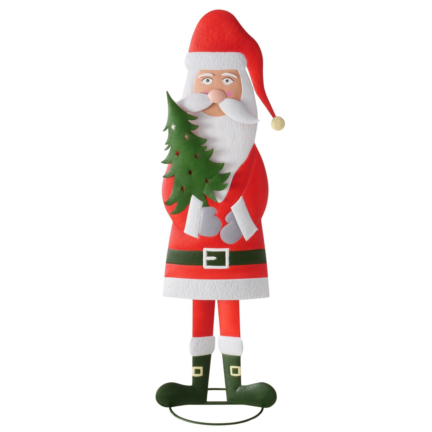 Weihnachtsfigur Metallfigur NoelPedro 115cm Weihnachtsmann Indoor Deko