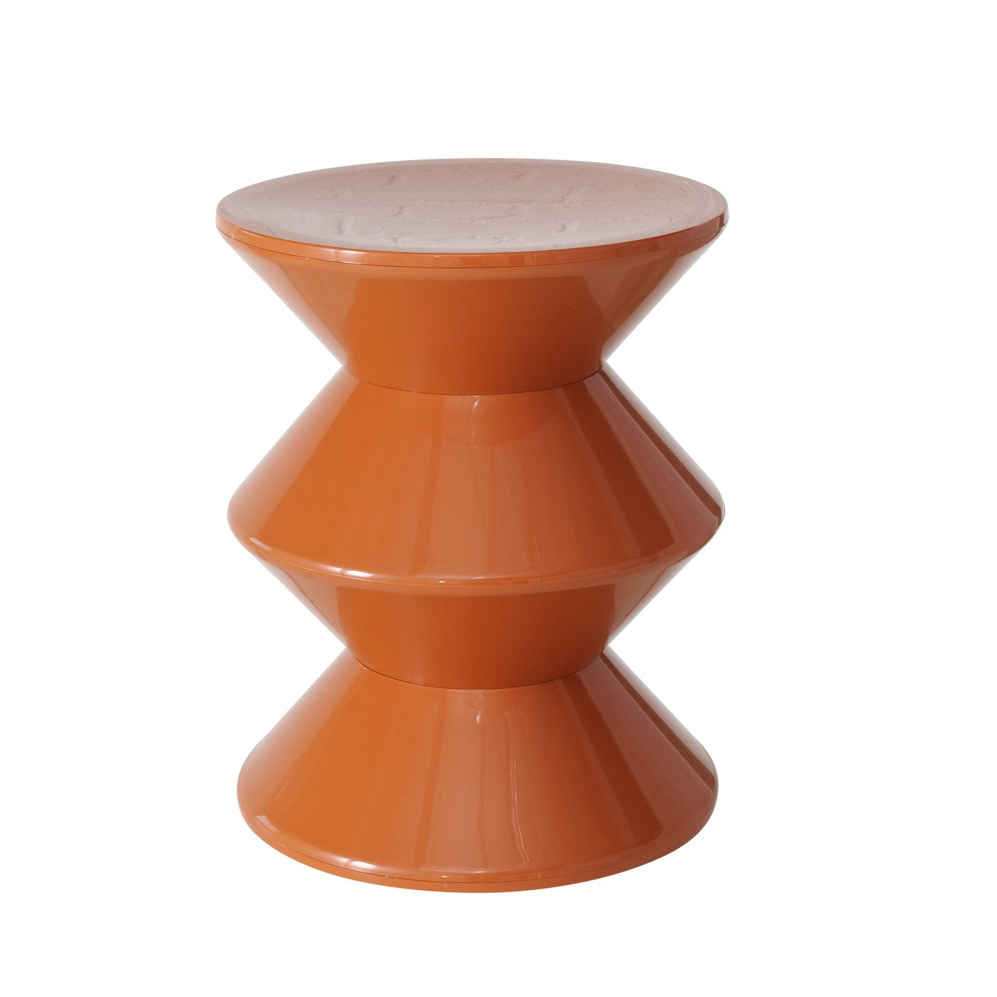 Beistelltisch RetroCharm Stilvoller Hingucker in Orange