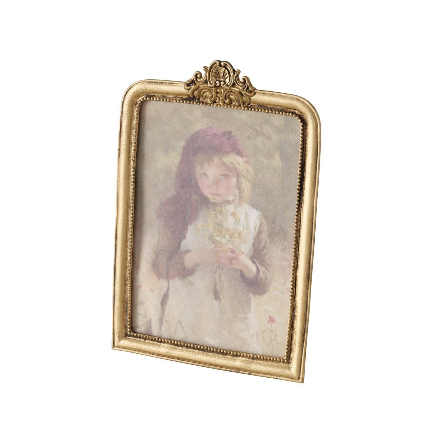 Bilderrahmen Mita Antikgold rechteckig Metall 23x16 cm